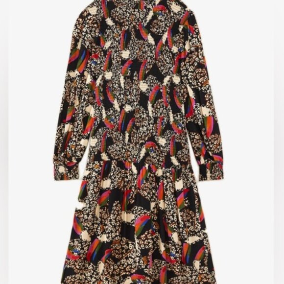 Farm Rio Leopard Toucans Midi Dress - Picture 4 of 5